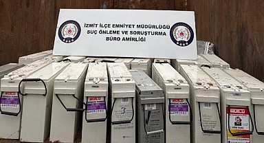 5 farklı adresten akü çalan hırsız yakalandı