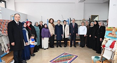 Aktaş Çifti girişimci kadınları ziyaret etti
