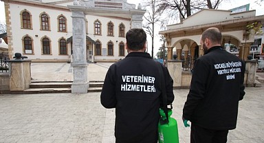 İbadethanelerde ilaçlama yapılıyor