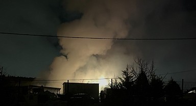 Palet deposunda yangın! 1 kişi yaralandı