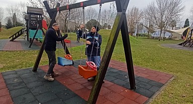 Park ve bahçelerde bakım onarım çalışması sürüyor