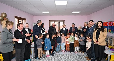 Vali Aktaş, hayırsever iş insanı Bulut’un yaptırdığı anasınıfını açtı
