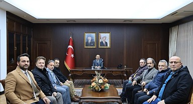 Vali Aktaş, Trabzonluları makamında ağırladı