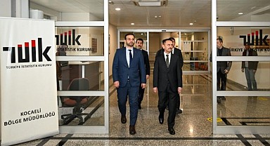 Vali Aktaş, TÜİK’i ziyaret etti