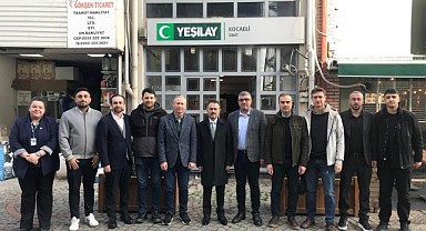 Aktaş, Yeşilay Kocaeli Şubesini ziyaret etti