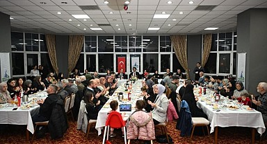 Şehit aileleri ve gaziler iftarda bir araya geldi