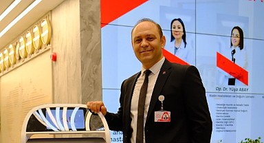 Yapay zeka destekli robot BAH’ta hastaları karşılıyor