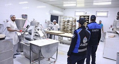 Zabıta ekipleri fırın denetimine çıktı