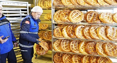 Zabıta ekipleri pide denetimine çıktı