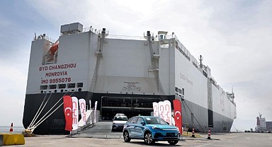 Çin'den gelen 7 bin BYD aracı Kocaeli'de!