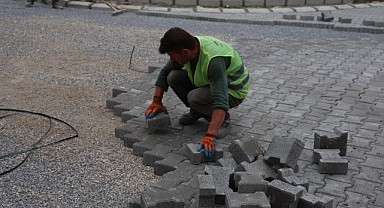 Dumlupınar’da kaldırımlar yenileniyor