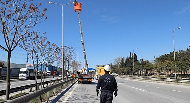 Gebze D-100 Karayolu’ndaki aydınlatmalar yenilendi