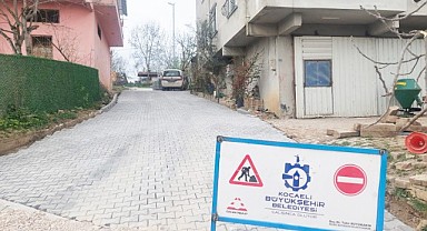 Körfez’in köylerine parke taşı döşeniyor