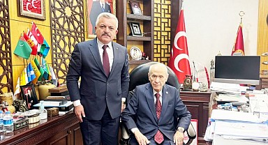 MHP’li Batı’dan Devlet Bahçeli’ye ziyaret!