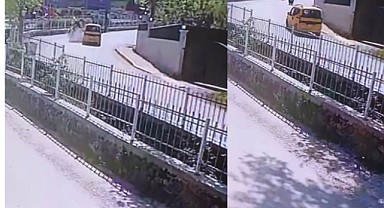Taksi ile kafa kafaya çarpışan motosikletli ağır yaralandı!