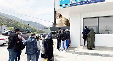 Teleferike bayram tatilinde yoğun ilgi