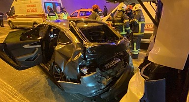 TEM’de zincirleme kaza! 8 kişi yaralandı