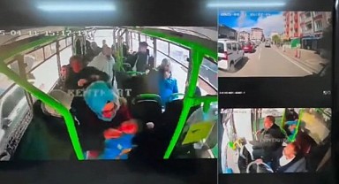 Toplu taşımada fenalaşan çocuk korkuttu!