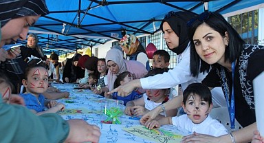 Anne çocuk etkinlikleri tam not aldı