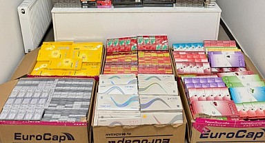 Balyaların arasında kaçak sigara ele geçirildi
