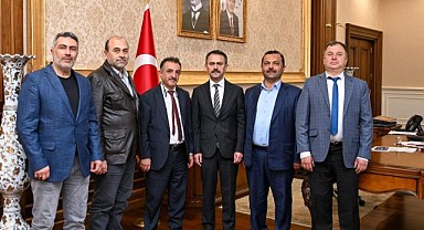 Demirkıran ve yönetimi Vali Aktaş’ı ziyaret etti