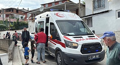 Elektrik kontağından yangın çıktı! 1 kişi yaralandı