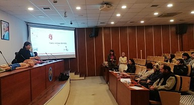 Gölcük’te personele ilk yardım eğitimi verildi