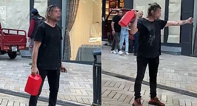 İzmit’te bir kişi kendini yakmak istedi!