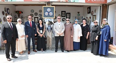 Kadınların eserleri hayran bıraktı