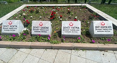 Kaplan ailesinin hatırası şehitlikte yaşatılıyor