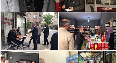 Saadet Gebze, esnaf ziyaretlerini sürdürüyor