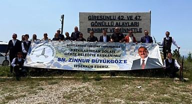 Yağlıdereliler Giresunlu şehitleri unutmadı