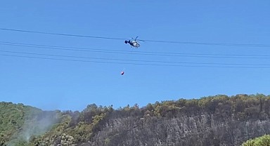 Ağaçlık alanda çıkan yangın kontrol altına alındı