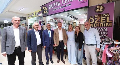 Büyükakın Gebze’de esnaf turu yaptı