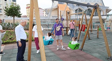 Büyükgöz Arapçeşme’ye yapılan parkı inceledi