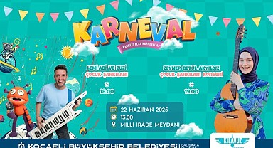 Çocuklar Karneval’da buluşuyor
