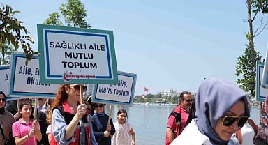 Darıcalılar sağlıklı yaşam için yürüdü