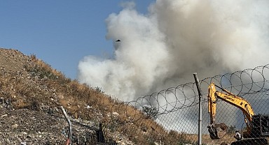 Depoda çıkan yangın korkuttu!