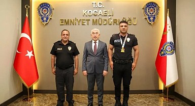 Gebze'de görevli polis memuru Avrupa Şampiyonu oldu