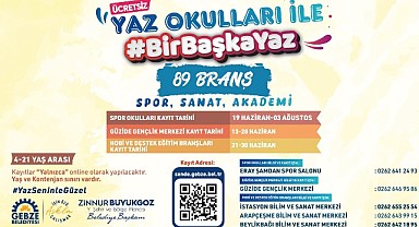 Gebze’de yaz spor okullarına kayıtlar başladı