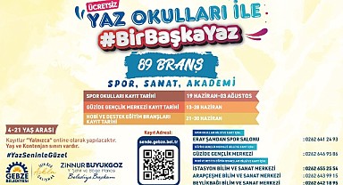 Gebze Yaz Spor Okulları kayıtları başladı