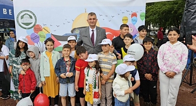 Gölcüklü vatandaşlar Filistin'deki zulme dur dedi