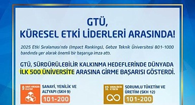 GTÜ, sürdürülebilirlikte küresel etki yarattı