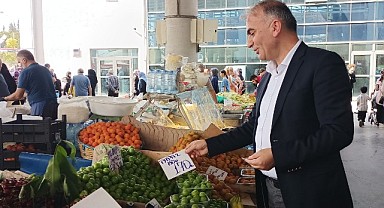 Vural pazara indi, fiyatlara isyan etti!