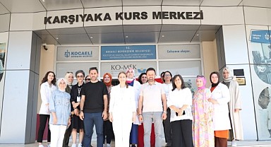 Abiş, KO-MEK yaz kurslarını ziyaret etti