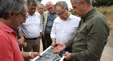 Baraçlı, Karamürsel’de devam eden çalışmaları inceledi