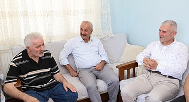 Başkan Büyükgöz ve Kaya’dan Kıbrıs Gazisine vefa ziyareti!