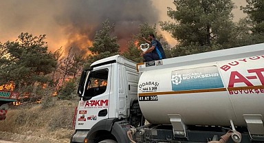 Büyükşehir A Takımı, yangınlar için seferber oldu