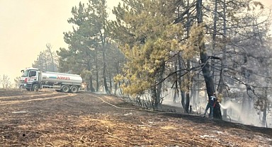 Büyükşehir’den Bursa’daki yangına tam destek