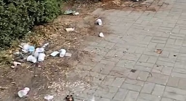 Eğlence bitti! Çöp yığını kaldı